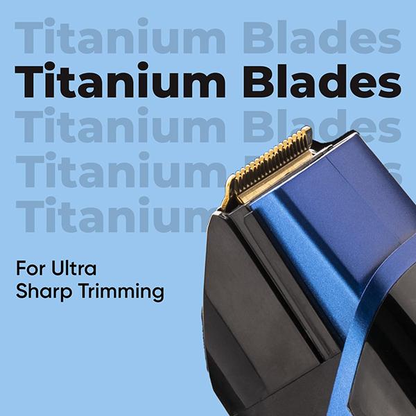 Vega Smart Series Vacuum Beard Trimmer for Men with Titanium Blades, 60 Mins Runtime, (VHTH-28) 1's - Trimmers