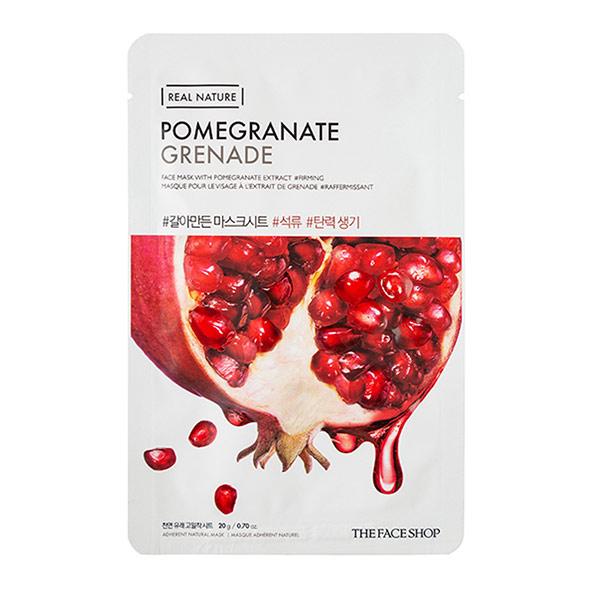 Netmeds | The Face Shop Real Nature Pomegranate Grenade Face Mask 20gm