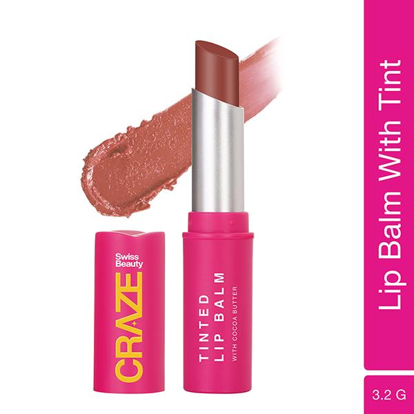 Netmeds | Swiss Beauty Craze Tinted Lip Balm Marshmallow 3.2 gm