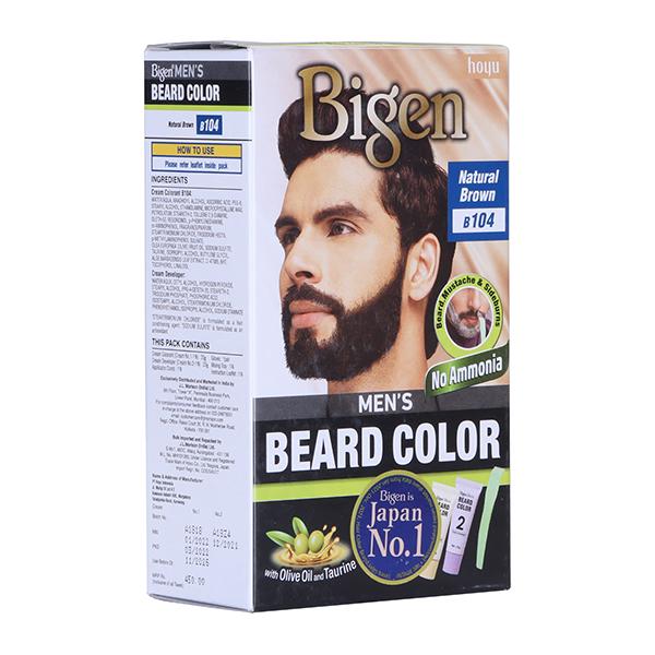 Bigen Men'S Beard Color - B104 40 gm - Crème