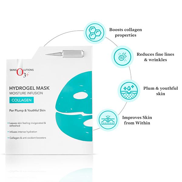 O3+ Collagen Hydrogel Mask 52 gm - Sheet Masks