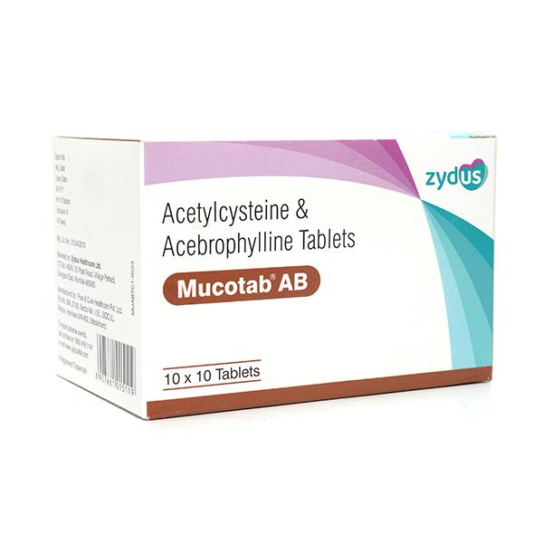 MUCOTAB AB Tablet 10's - Asthma/COPD-Ast