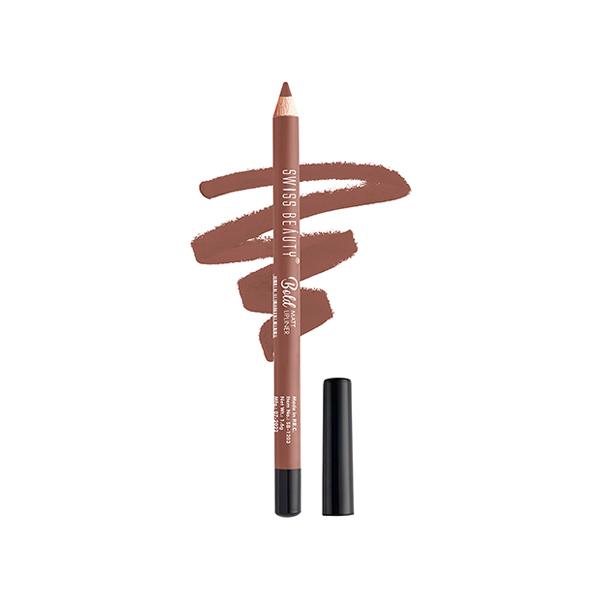 Netmeds | Swiss Beauty Bold Matt Lip Liner Shade-Choco Nude 1.6 gm