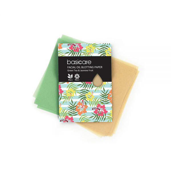 Basicare Facial Oil Blotting Paper,+Sheet,Grape Fruit/Green Tea (pack of 160) 1's