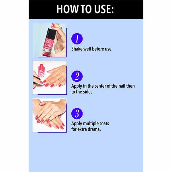 Blue Heaven Bling Nailpaint (Top coat) 8 ml - Nail Polish