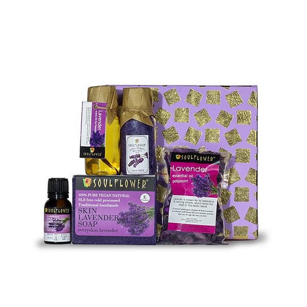 Netmeds | Soulflower Relax with Lavender Bath And Aroma Set 1's