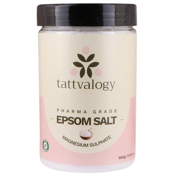 Tattvalogy Epsom Salt Or Magnesium Sulphate for Bath 900 gm - Bath Salts