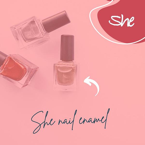 SHE MAKE UP NAIL ENAMEL 216 8 ml - Nail Polish
