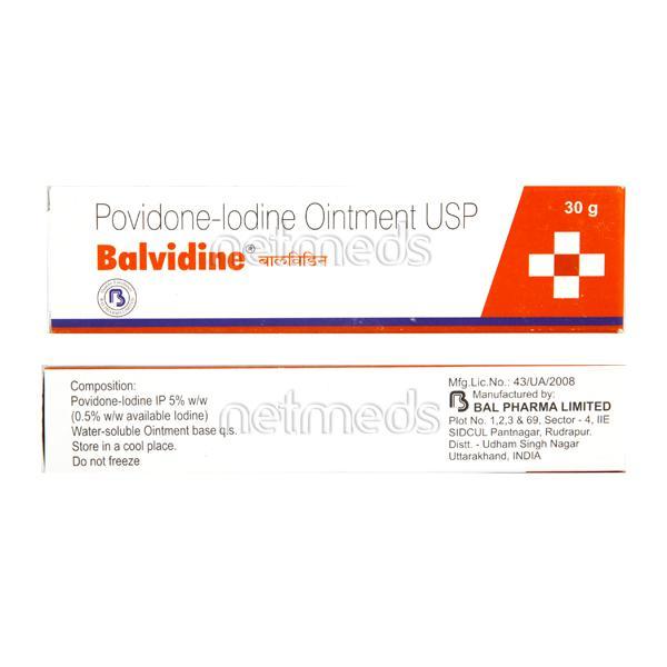 Netmeds | Balvidine Ointment 30gm