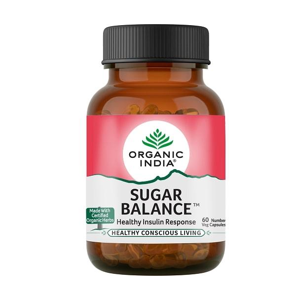 Organic India Sugar-Balance Capsules 60's