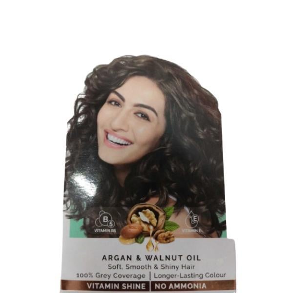 Netmeds | Streax Cream Hair Colour - 3 Dark Brown Enriched With Walnut & Argan Oil (60 g Colourant + 60 ml Developer + 20 g Conditioner)