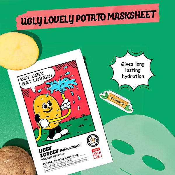The Face Shop Ugly Lovely Potato Masksheet 23 ml - Sheet Masks
