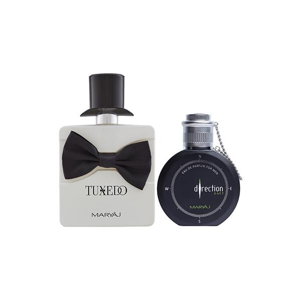 Netmeds | Maryaj Tuxedo EDP Spicy Woody Perfume And Maryaj Direction East EDP Citrus Spicy Perfume 200 ml