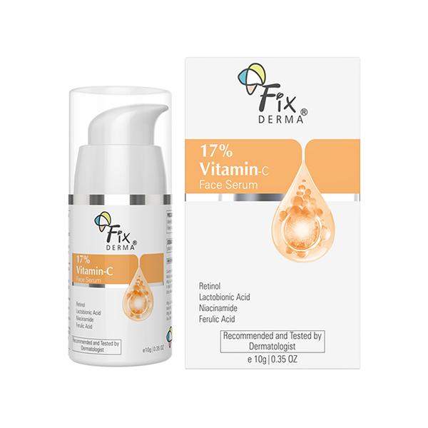 Fixderma 17% Vitamin C Face Serum with Retinol & Niacinamide Face Serum 10 gm