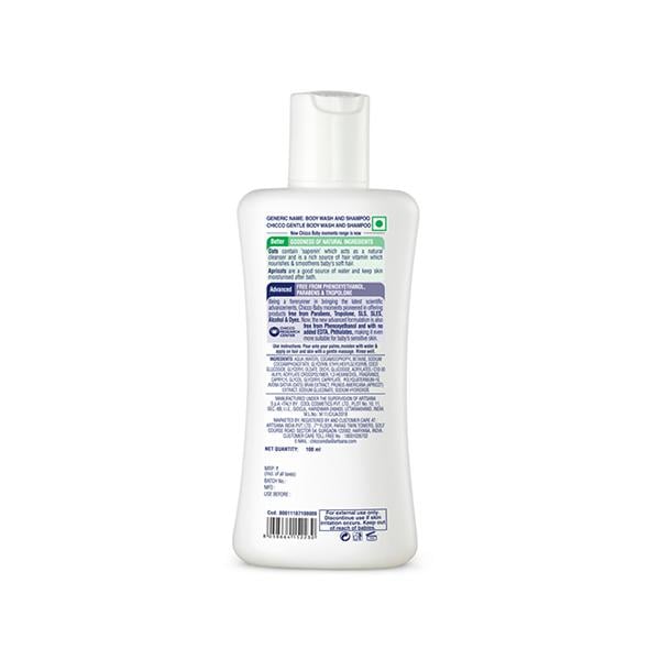 Chicco Baby Moments Gentle Bodywash & Shampoo 100 ml - Baby Body Wash