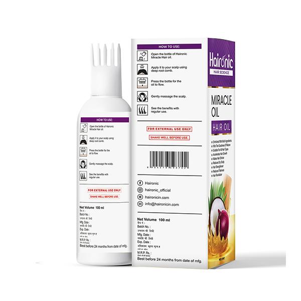 Haironic Miracle Hair Oil 100 ml - Hair Oils