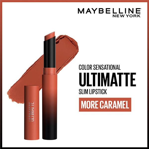 Maybelline New York Color Sensational Ultimatte Lipstick, More Caramel 1.7 gm - Lipsticks