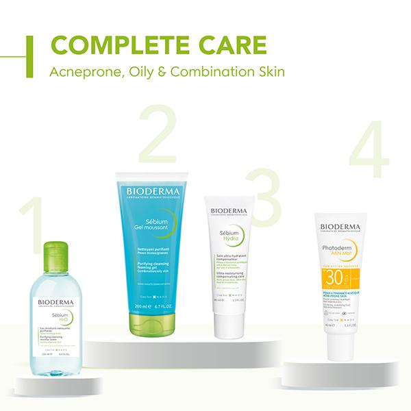 Bioderma Sebium Gel Moussant Tube 200 ml - Face Wash & Cleansers