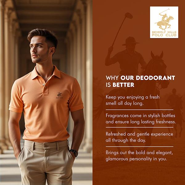 Beverly Hills Polo Club Prestige Parfum Body Spray - Titan 300 ml - Men Deodorants/Roll-Ons
