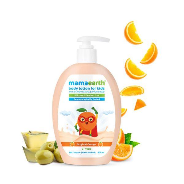 Mamaearth Original Orange Body Lotion & Cream for Kids with Orange & Shea Butter 400 ml