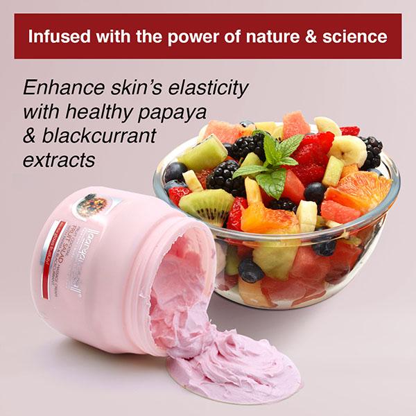 Aryanveda Fruit Salad Massage Cream - Papaya & Blackcurrant Extract 400 gm - Facial Kits