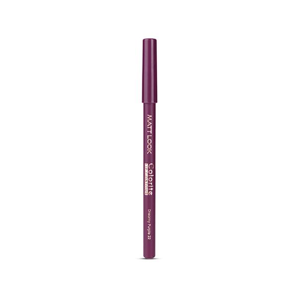 Matt Look Colorite Lip Contour, Lighweight Application, Dreamy purple-22 0.9 gm - Lip Liners
