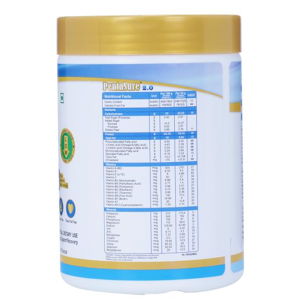 PentaSure 2.0 High Protein High Calorie Powder - Vanilla Flavour 400 g - Daily Health Drinks