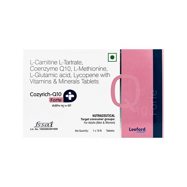 COZYRICH Q10 FORTE NUTRACEUTICAL Tablet 10's