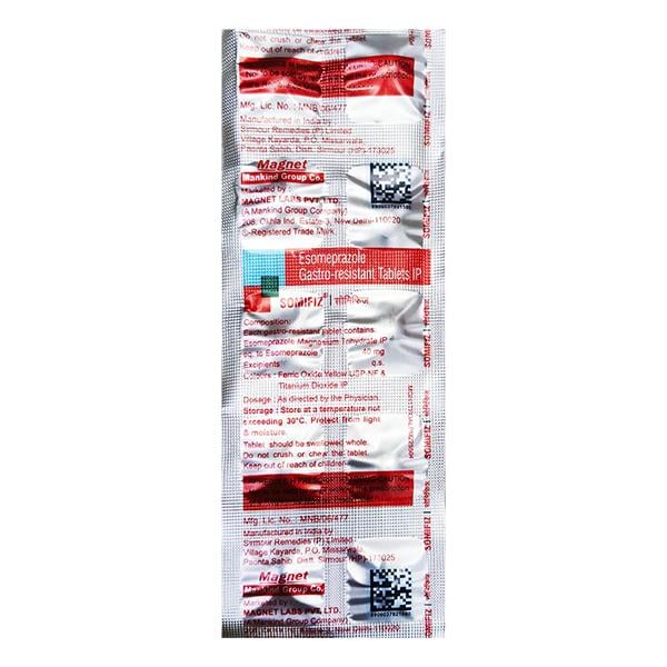 Somifiz Tablet 10'S - Ulcer/Reflux/Flatulence-Aaa
