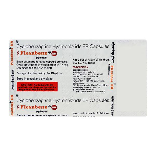 Netmeds | Flexabenz ER Capsule 10'S