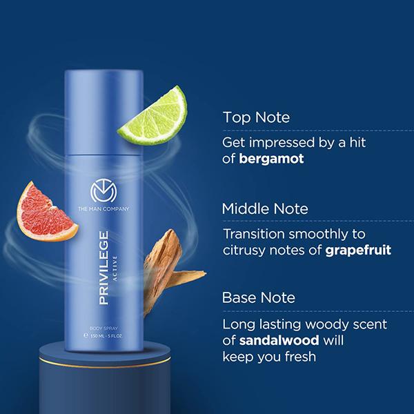 The Man Company Legend & Active Body Spray (TMC-WEB-2318) each 150ml 2's - Men Perfumes (Edt/Edp)