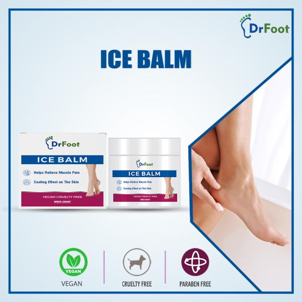 Dr Foot Ice Balm - Cold 100 gm - Foot Creams & Lotions