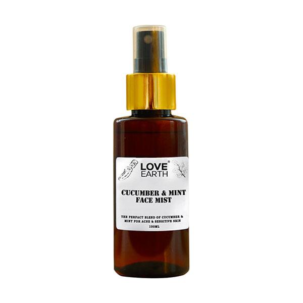 Love Earth Cucumber Mint Face Mist Toner with Cucumber Mint 100 ml - Face Mists