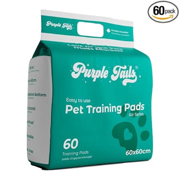 Netmeds | Purple Tails Air Series Pet Training Pad Large) (Pack of 60)