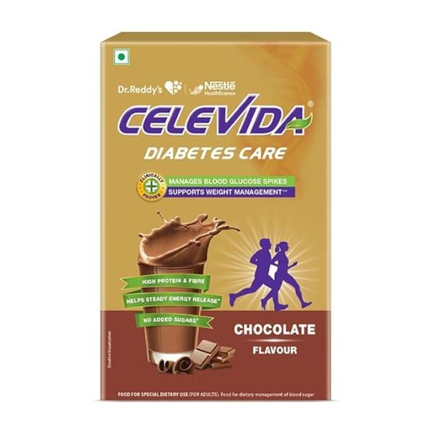 Netmeds | Celevida Diabetes Care Powder - Chocolate Flavour (Refill Pack) 400 g