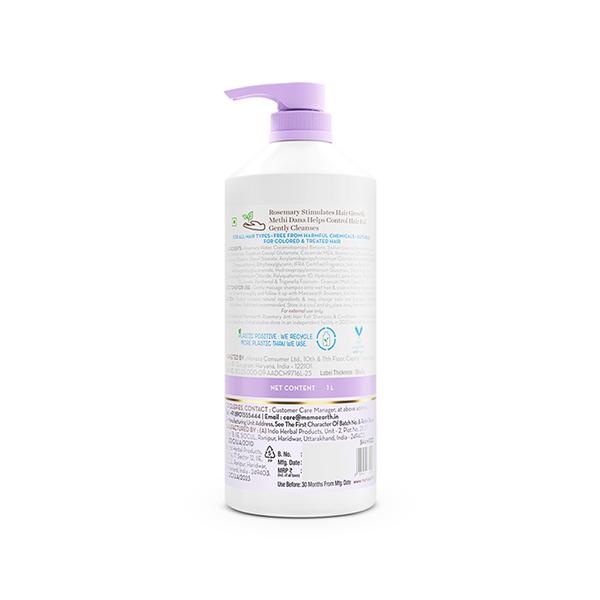 Mamaearth Rosemary Anti-Hair Fall Shampoo with Rosemary & Methi Dana 1000 ml - Shampoos
