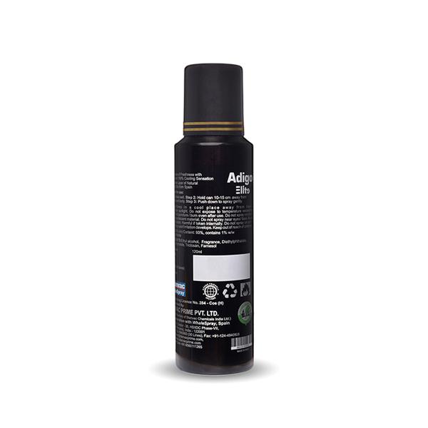 Adigo Elite No Gas Body Spray - Intense 120 ml - Men Deodorants/Roll-Ons