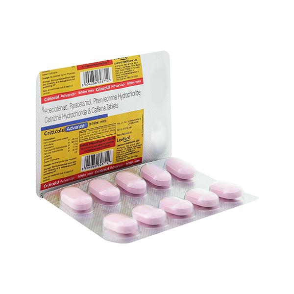 CRITICOLD ADVANCE Tablet 10's - Cough And Cold-Ant