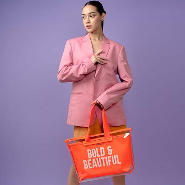 Colorbar The Bold and Beautiful Tote - Neon Orange 780 gm - Makeup Pouches