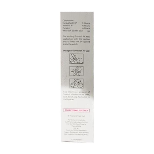 Toddrub Ointment 40gm - Cough And Cold-Cou