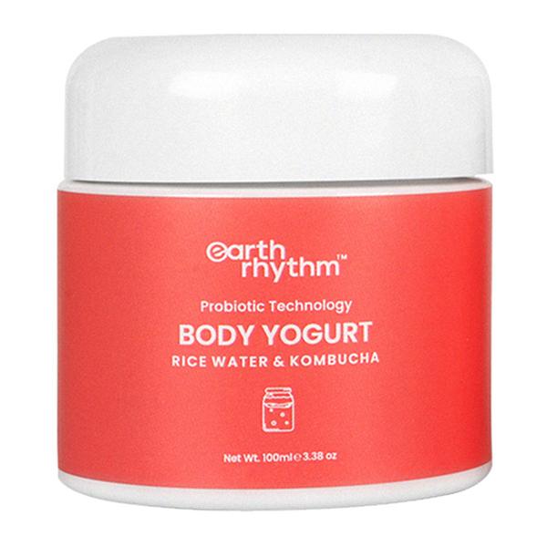 Netmeds | Earth Rhythm Rice Water & Kombucha Body Yogurt 100 gm
