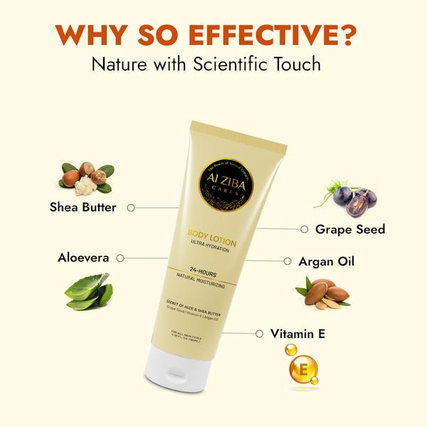 Alziba Cares Body Lotion 180 ml - Lotions & Creams