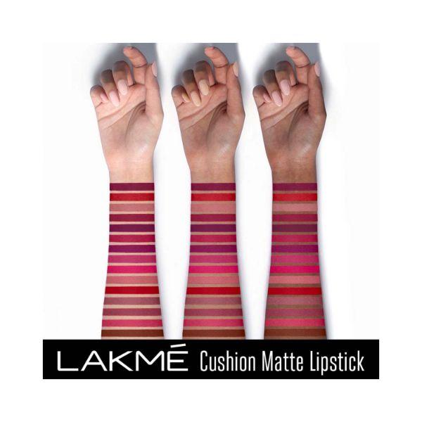 Lakme Cushion Matte Lipstick Purple Orchid 4.5 gm - Lipsticks