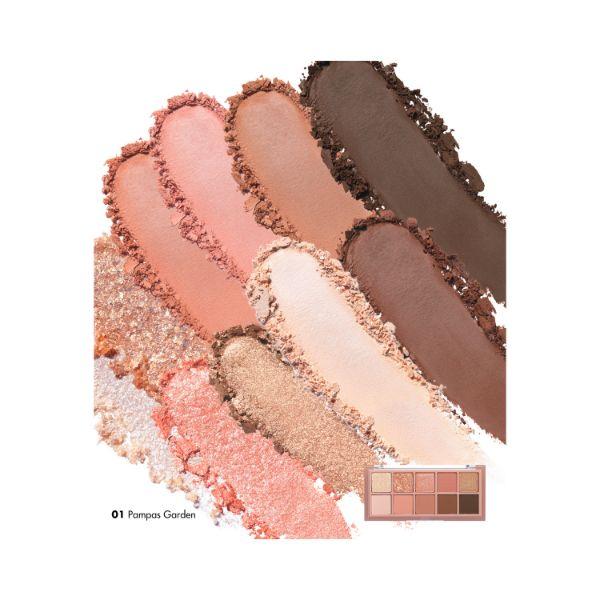 Rom&Nd Better Than Palette 01 Pampas Garden 7.5 gm - Eye Shadow Palettes