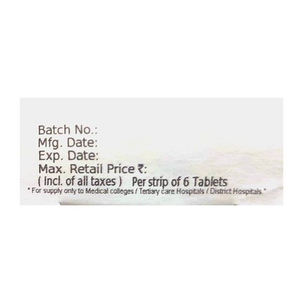 MIQNAF Tablet 6's - Bacterial Infections-Mac