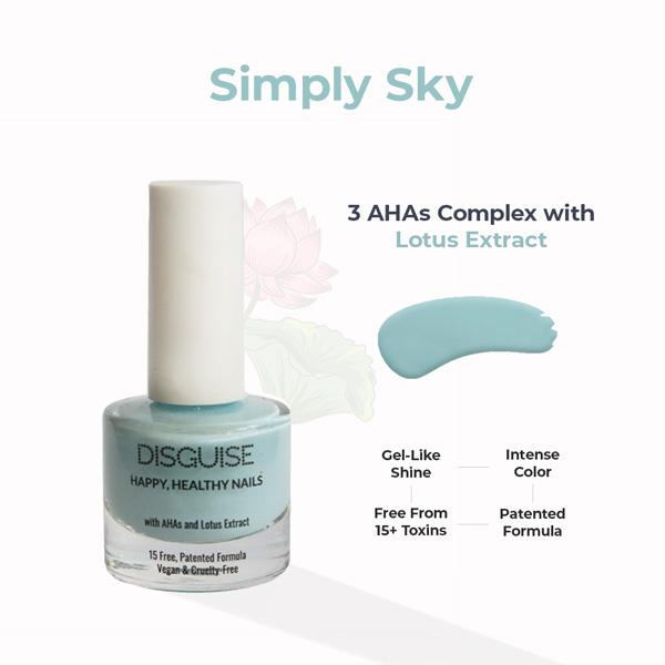 DISGUISE HAPPY HEALTHY NAIL POLISH, Simply Sky 119 9 ml - Nail Polish