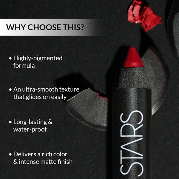 Star's Cosmetics Lipglide Pencil, Light Weight, Long Lasting Lip Liner Pencil (No.06 Raisin) 1.2 gm - Lip Liners