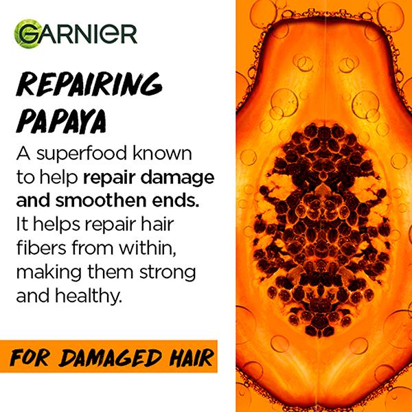 Garnier Fructis Hair Food - Reparing Papaya Shampoo For Damaged Hair 350 ml - Shampoos