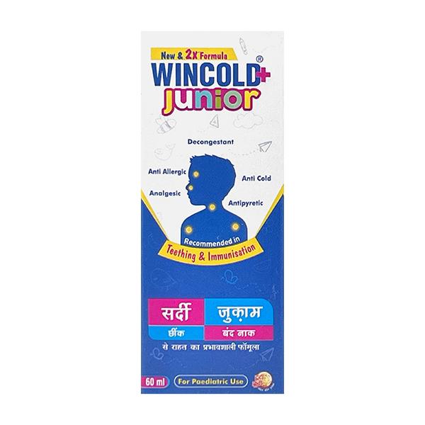 Netmeds | WINCOLD + JUNIOR TUTTI FRUTI ICE CREAM FLAVOUR Suspension 60ml (se)