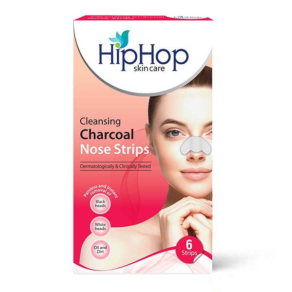 Hiphop Skincare Deep Cleansing Charcoal Nose Strips For Women - 6 Strips 1's